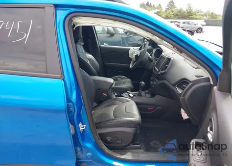 2022 Jeep Cherokee Trailhawk 4X4 из США, поврежденный, VIN 1C4PJMBX2ND522285